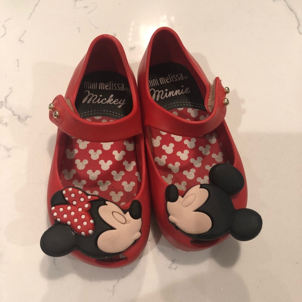 Great Condition Mini Melissa Mickey Shoes - 6
